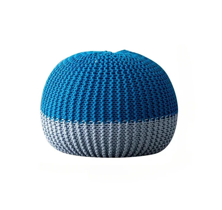 

Lazy sofa, modern and minimalist home living room, knitted bean bag, Nordic bedroom, single person sitting pier