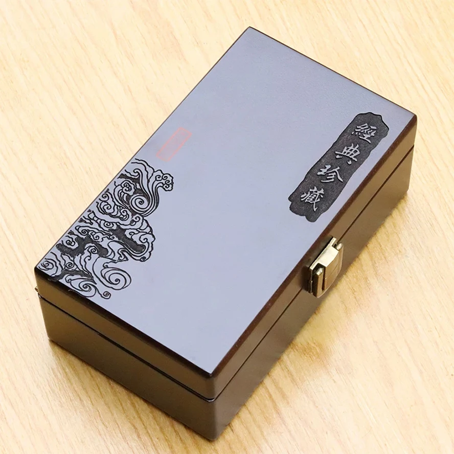 

Коллекционная подарочная коробка из цельного дерева с резным нефритом, деревянный футляр для ювелирных изделий со слотом для сертификата, принадлежности для художественной живописи, стационарная коллекция