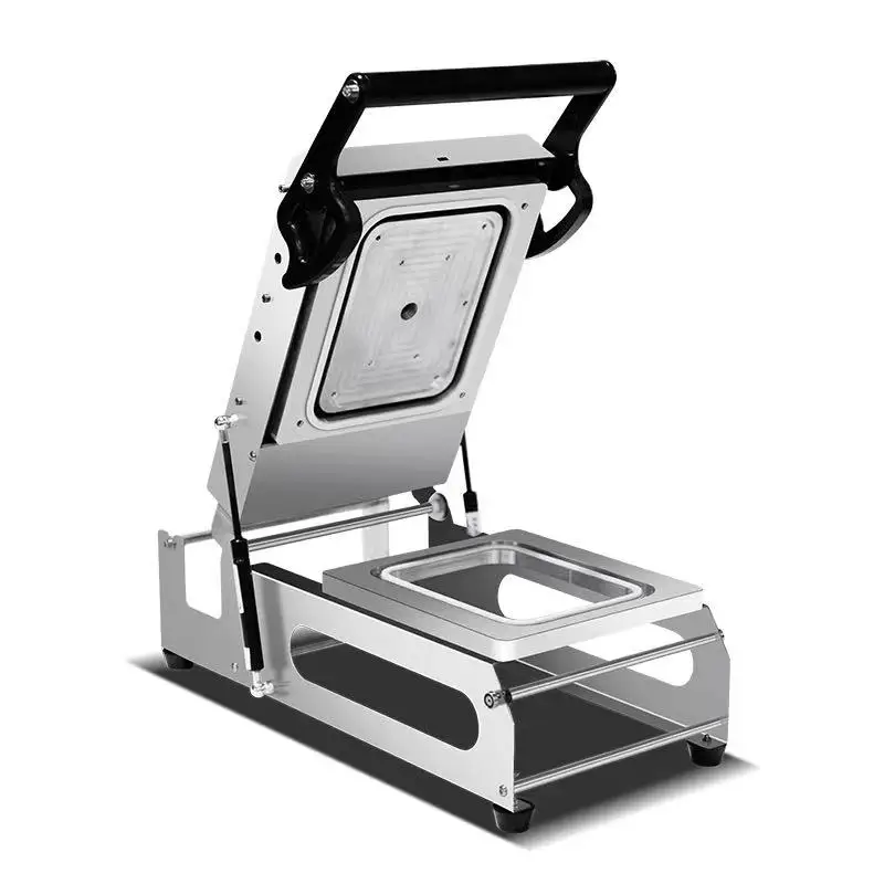 Heat Sealing Plastic Lunch Box Machine Small Semi-Automatic Electric Machine for Sealing Beverage Commodity Cartons