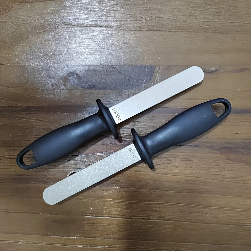 Multi-Functional Manual Dual-Sided Polishing Bar With Diamond Grit For Kitchen Use, Ideal For Sharpening, Grinding, And Sanding