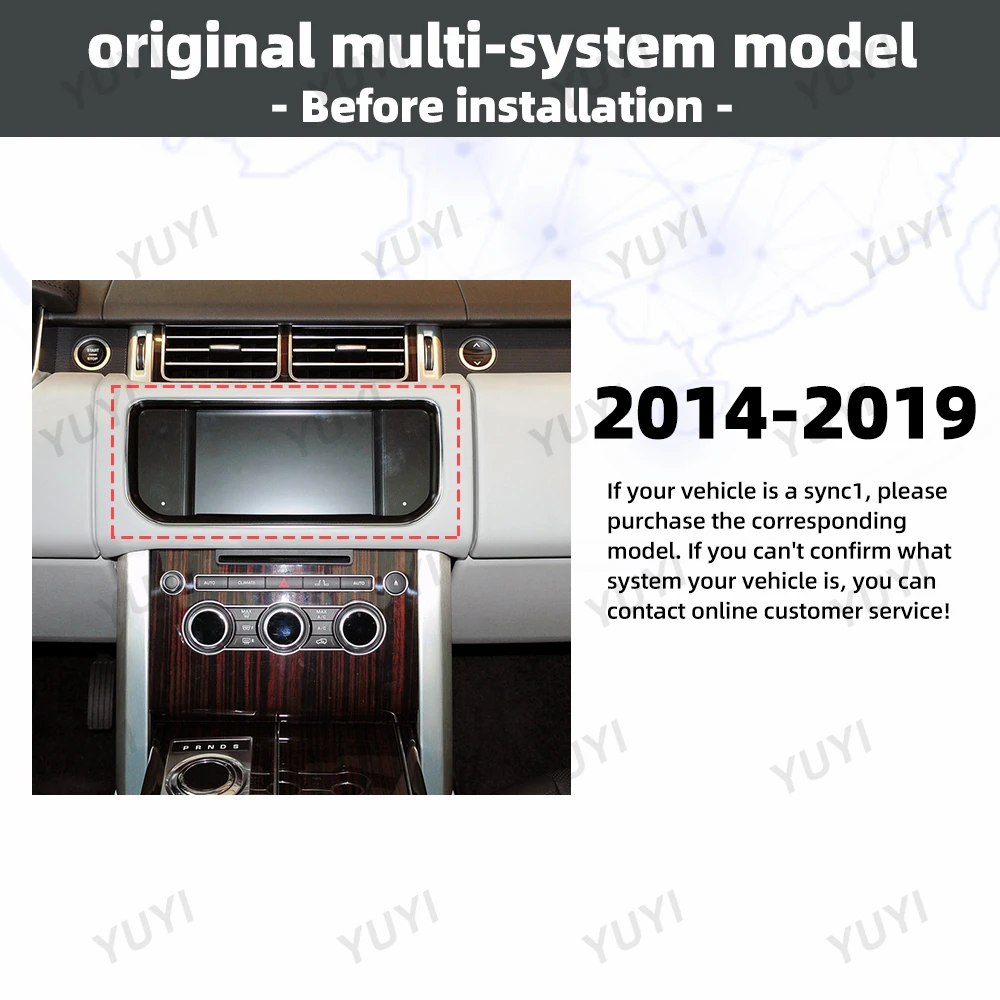 15.5 Inch Android 13 Car Radio For Land Rover Range Rover Vogue 2014-2019  Auto GPS Navigation DVD Multimedia Player Mainframe