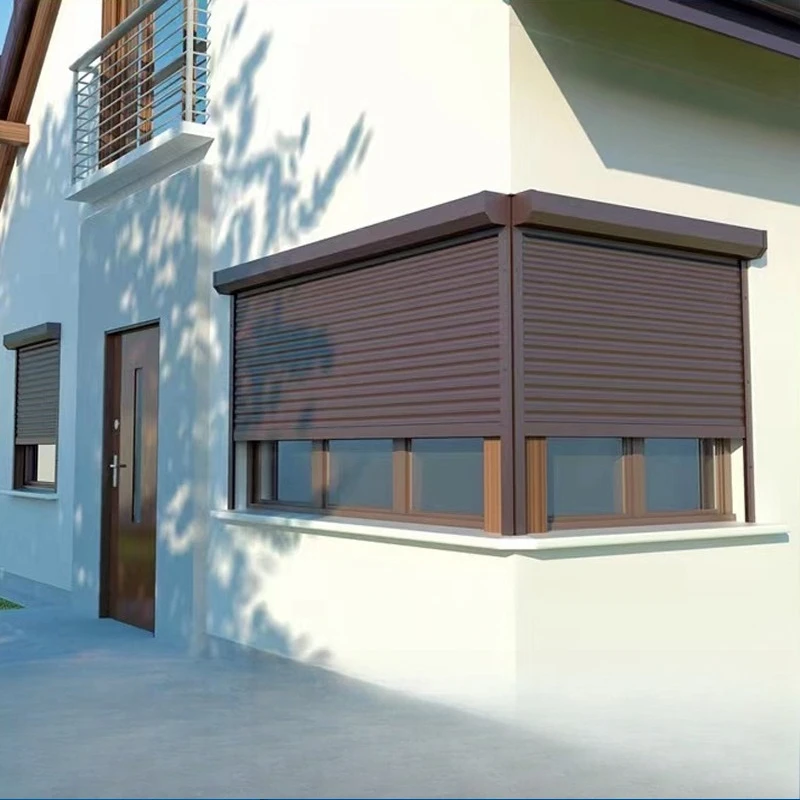 2025การรักษาความปลอดภัยอัตโนมัติโลหะลูกกลิ้งชัตเตอร์หน้าต่างพายุเฮอริเคนอลูมิเนียมลูกกลิ้งบานประตูหน้าต่างลูกกลิ้งชัตเตอร์มอเตอร์