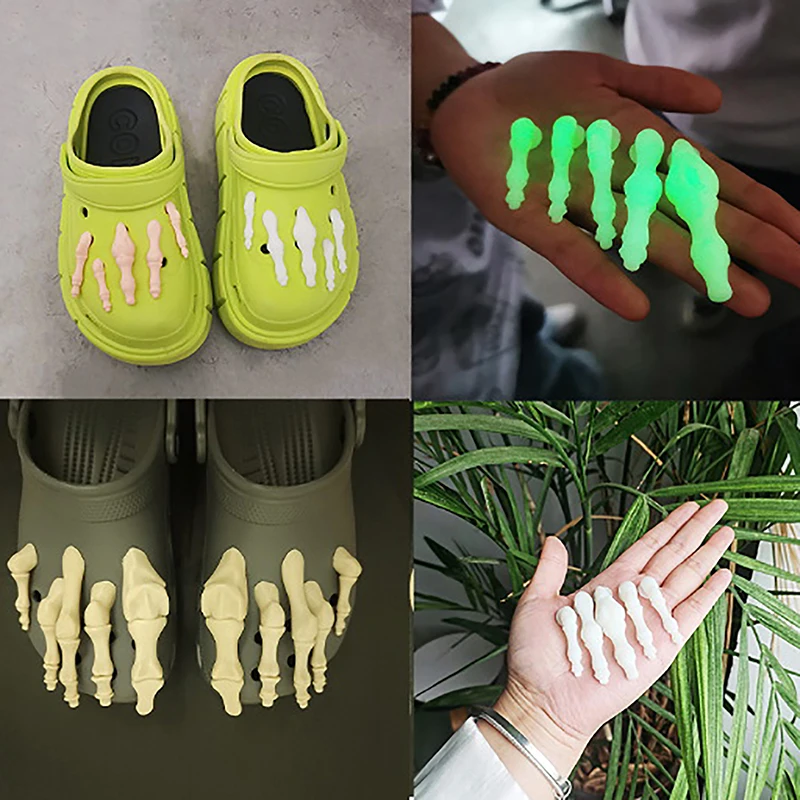 Night Glow Parker Shoe Accessrespiration, Seton Crocodile Parker Charms, Décoratif Charms, DIY BuilcGifts, Garçons, Bol, Fêtes, Adultes