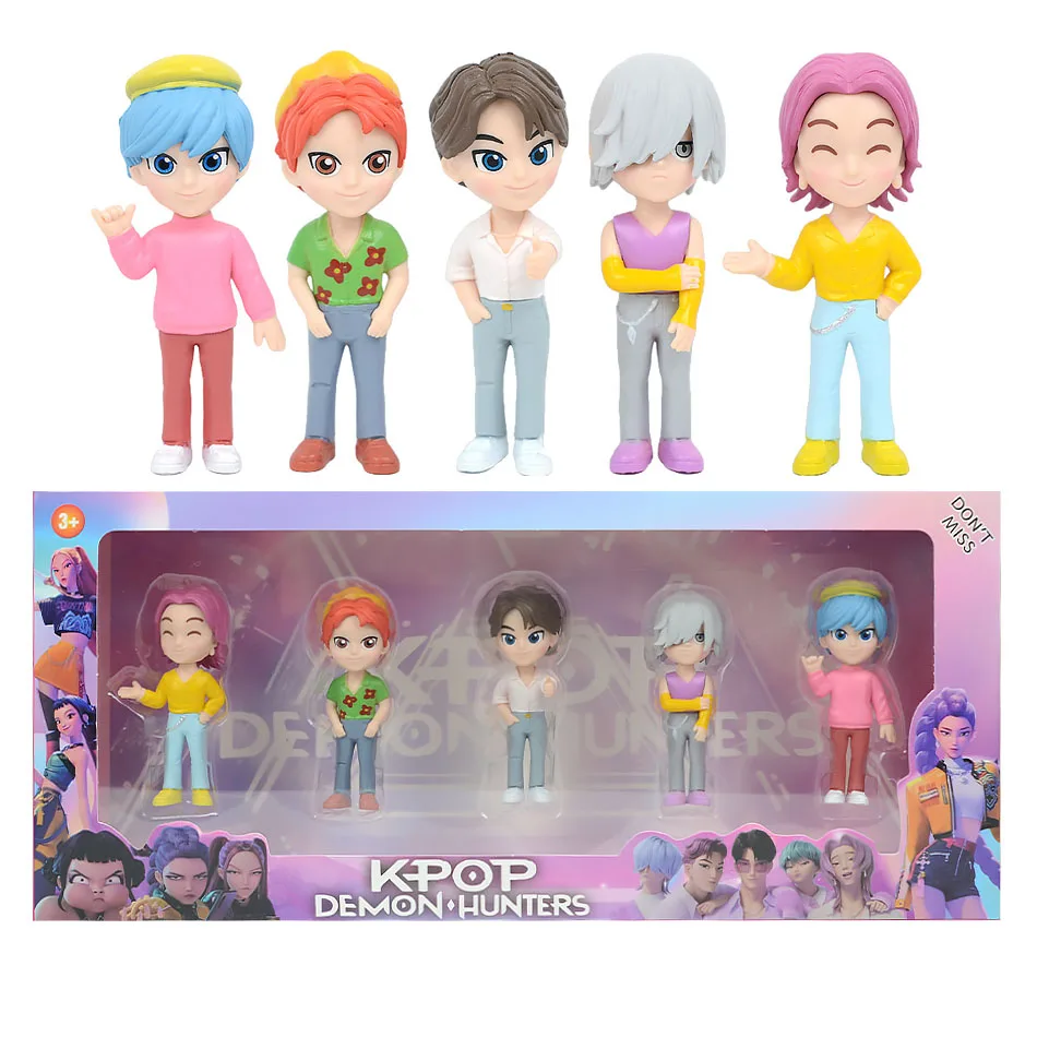2026 NOUVEAU Kpop Devil Hunter Rumi Zoe Mira anime polychlorure de vinyle collection de personnages bibelots de bureau cadeau du Nouvel An pour enfants