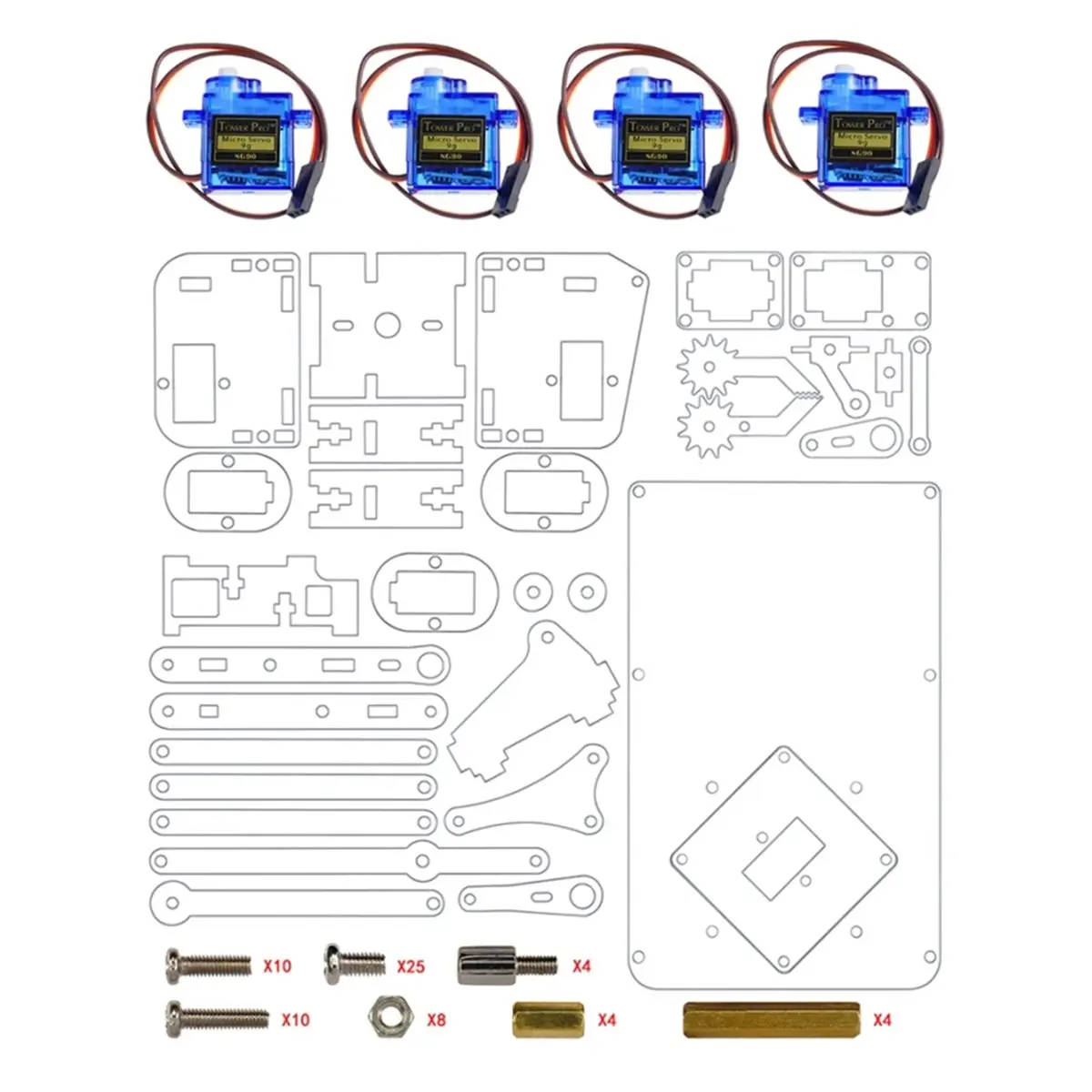 kit-de-soldadura-de-microcontrolador-para-brazo-robotico-de-ensamblaje-de-cuatro-grados-de-libertad-a32i-piezas-de-aprendizaje