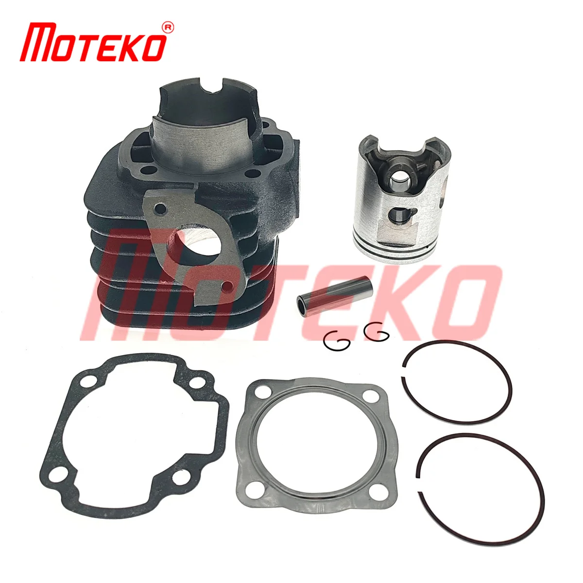 BX24030082 JOG90 50MM CYLINDER AND PISTON KIT WITH 10MM PIN 2T 90CC ENGINE PARTS FOR 1PE40QMB 2T CHINESE SCOOTERS