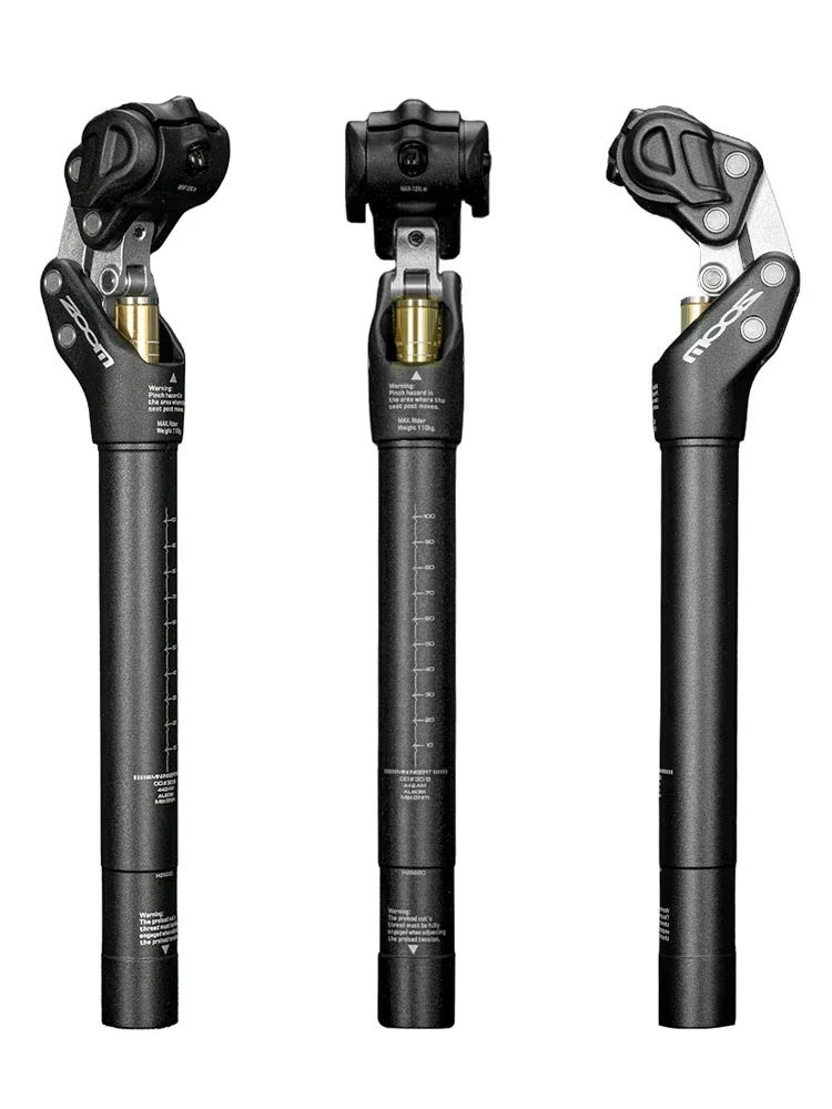AliExpress ZOOM Bicycle seat post 4-link Mountain Bike Shock Absorber Seat Post 27.2mm/30.9mm/31.6mmx350mm Bicycle Shock Absorber Seat Tube