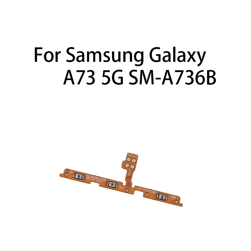 

Power ON OFF Mute Switch Control Key Volume Button Flex Cable For Samsung Galaxy A73 5G SM-A736B