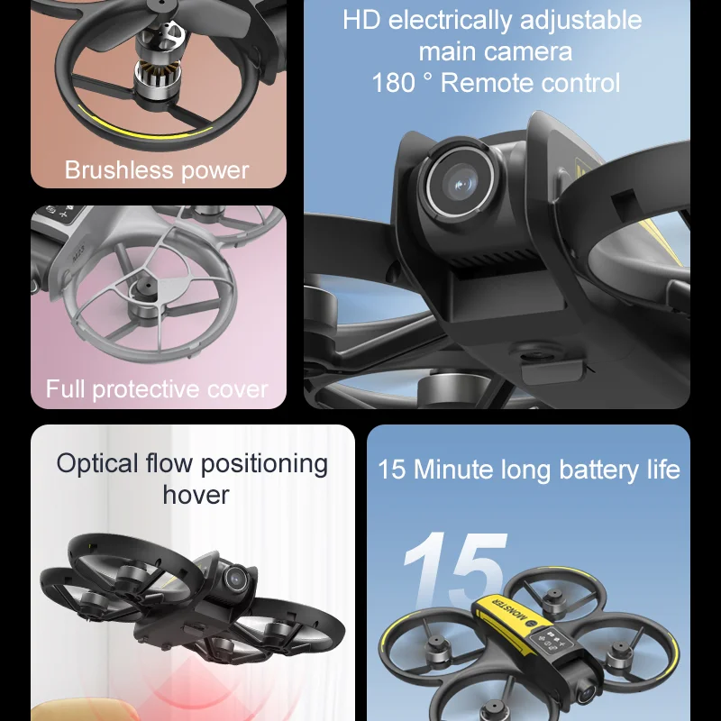 Xiaomi M23 الطائرة بدون طيار HD 8K كاميرا مزدوجة المهنية التصوير الجوي التدفق البصري تحوم لفتة اطلاق النار للطي كوادكوبتر الطائرات بدون طيار #5