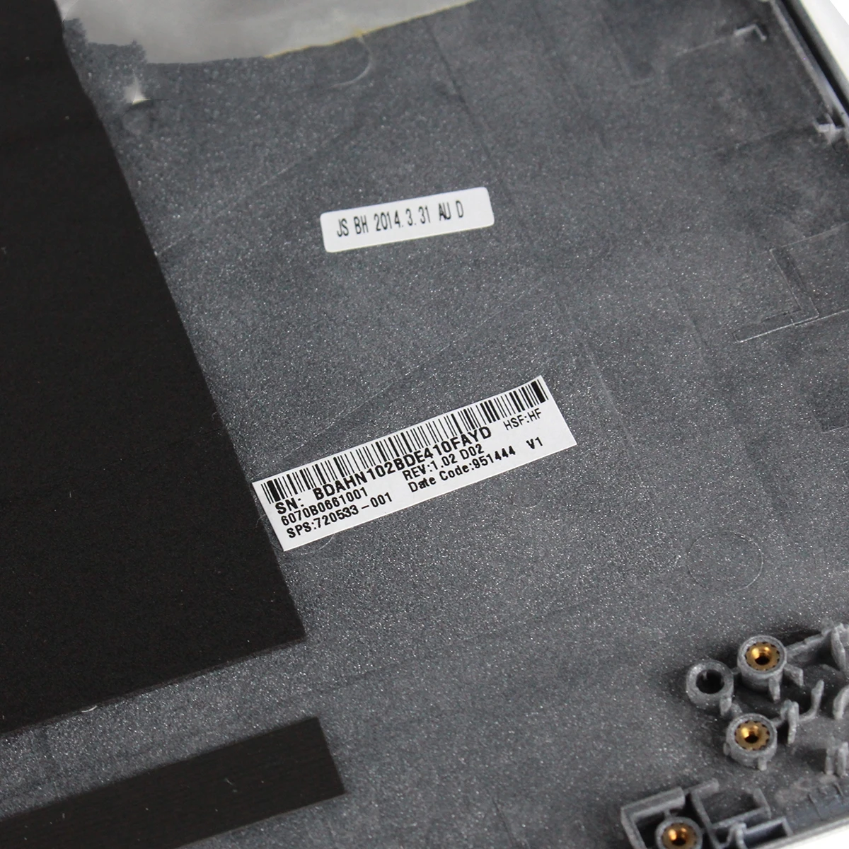 Coque d'origine pour ordinateur portable HP ENVY 15-J 15-J000 15-J100 15-Q Silver LCD Back Cover, 720533-001, 6070B0661001 A Shell, Nouveau