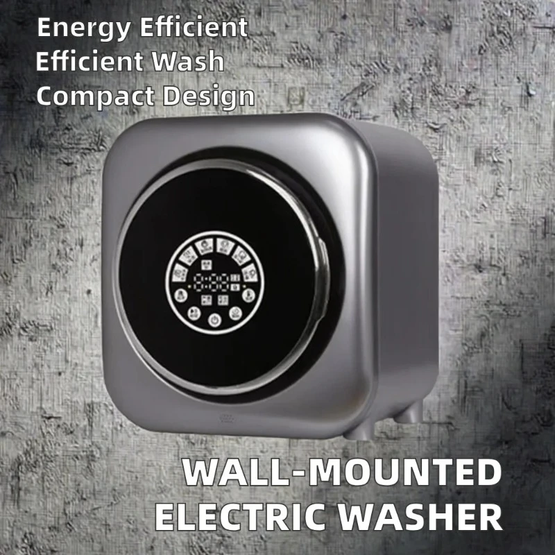 ميزة التعليق على الحائط للغسالة المتكاملة الأوتوماتيكية، طبلة بلاستيكية إنجليزية تعمل بالطاقة الكهربائية لاستخدام الملابس الداخلية والجوارب