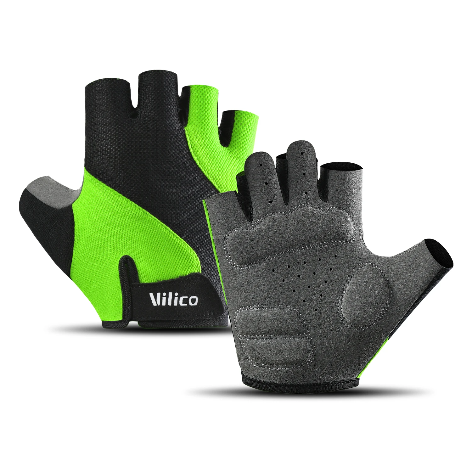 Sommer männer Radfahren Handschuhe Fahrrad Handschuhe Atmungsaktive Stoßdämpfende Anti-slip Rennrad Handschuhe Outdoor Sport Halb Finger