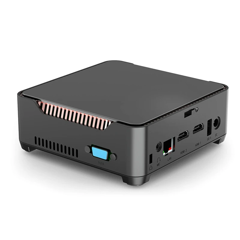 Mini PC 8GB DDR4 512G Nvme   Mini Desktop Computers Support HD 4K Triple Display 4K HD Port VGA Win 11 EU Plug