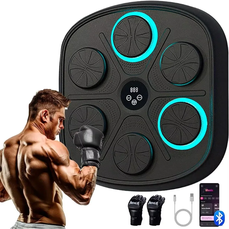 Wall Mounted Musical Boxing Machine Intelligent Training Wall Mounted Smart Music Boxing Machine