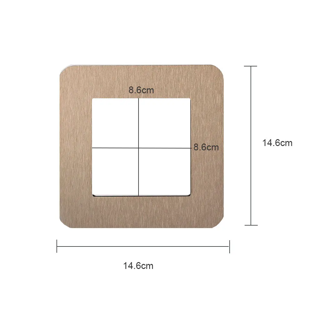 1Pc Simple Anti-Dirty Buckle Type Non-Adhesive Dustproof Switch Protective Cover Outlet Wall Sticker For Home Living Room Decor