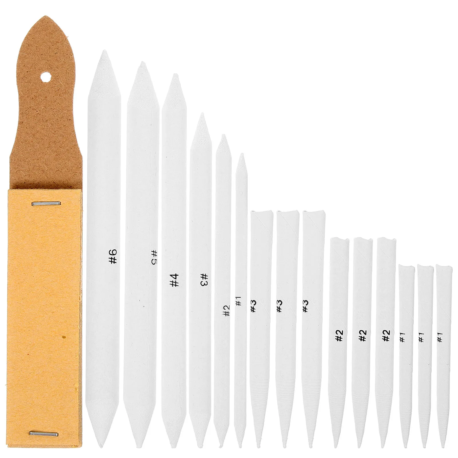 Tree Stump Double-sided Pointed Pen Student Drafting Tools Shading Paper Eraser Blending Stumps