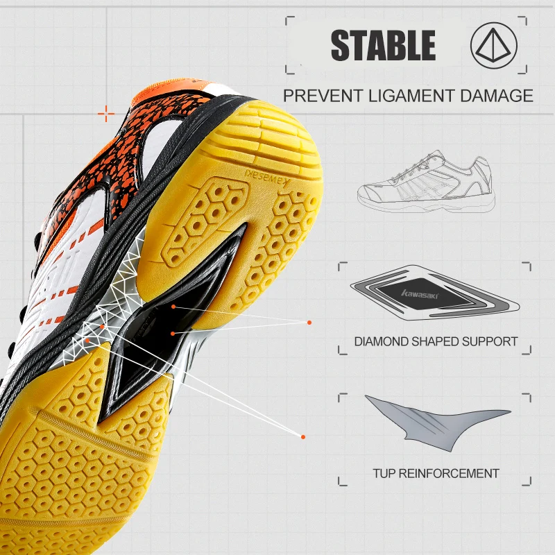 Kawasaki Nouvelles Chaussures De Danemark minton Sneakers Hommes Tennis Respirant Anti-Glissant Chaussures De dehors pour Hommes Femmes K-065D