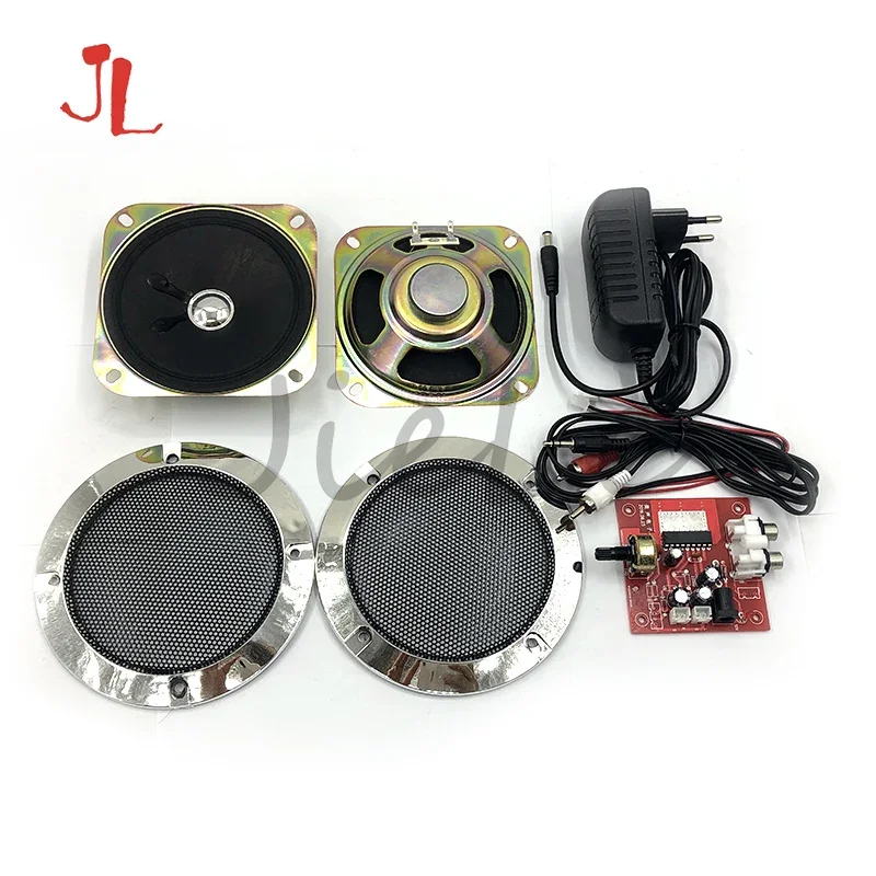 

Arcade game console audio kit,power amplifier + 4 inch 5W speakers + power cable for arcade game cabinet accessories