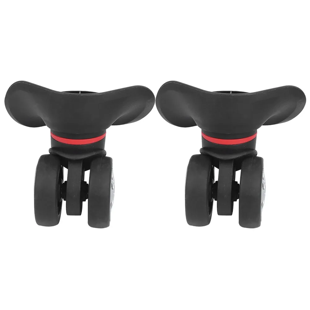 

1 Pair Double Row Luggage Wheels Replacement Mute Strong Ability Universal Luggage Wheels Suitcase Wheel Replacement