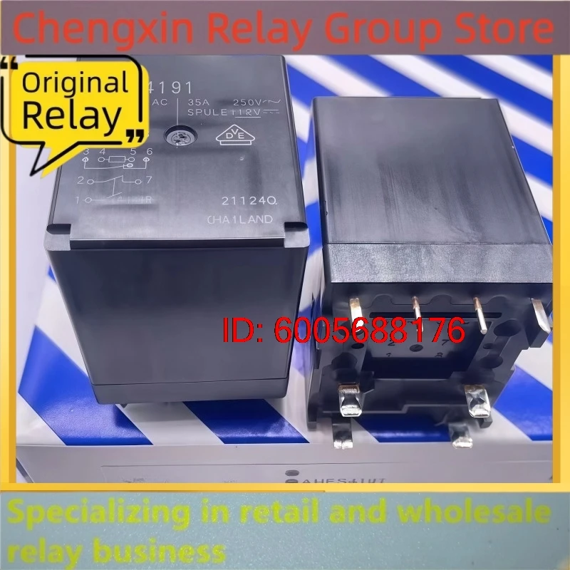 New 10pcs/lot AHES4191 12VDC 35A 8pins Charging pile relay