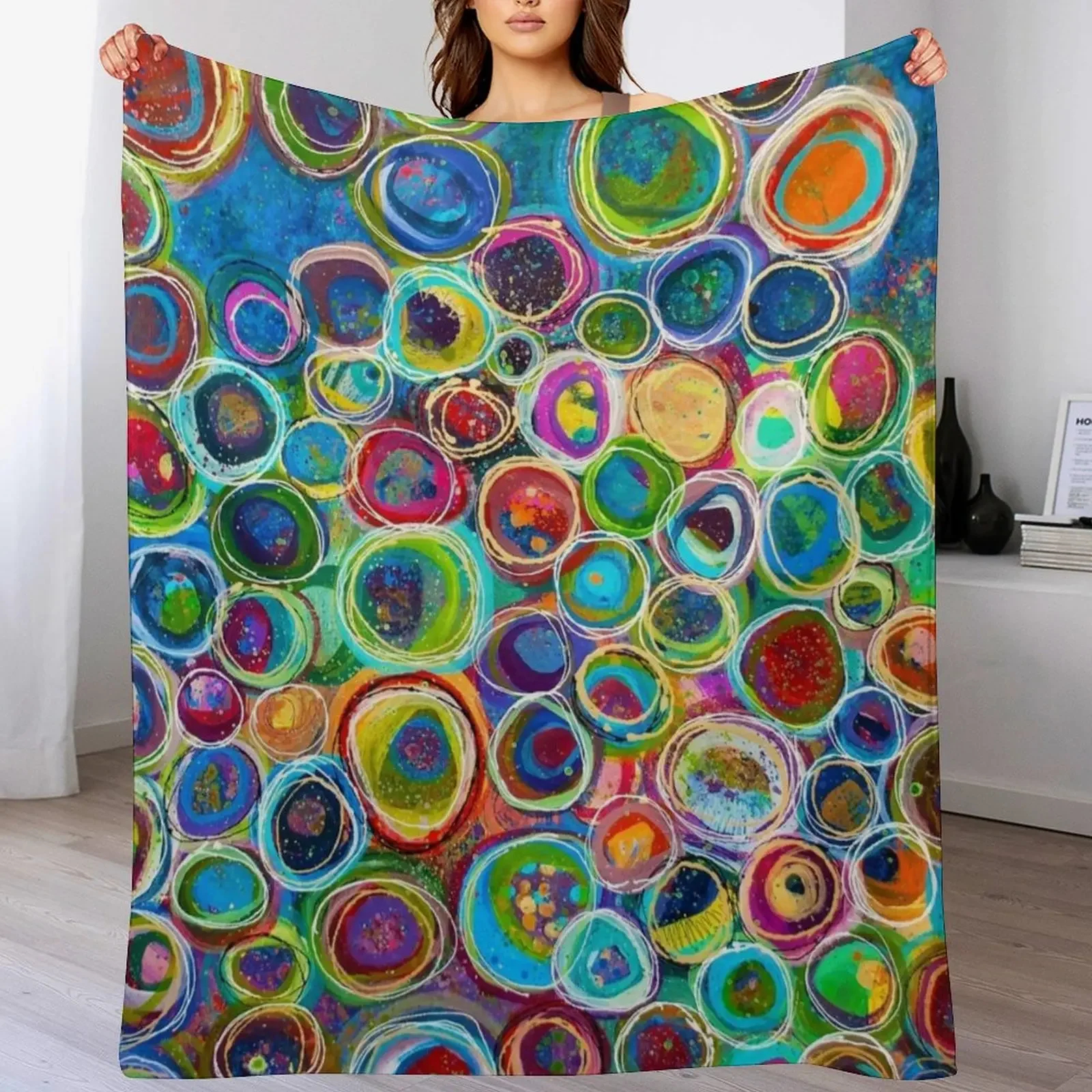 Discover Every Treasure In The World Throw Blanket Soft Warm Blanket Gift for Men Women Adults