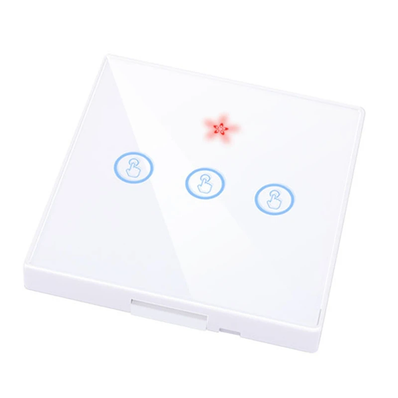 N75R-Smart Home Touch Switch Light Electrical 433Mhz Remote Control Wall Panel Button Receiver Led Lamp