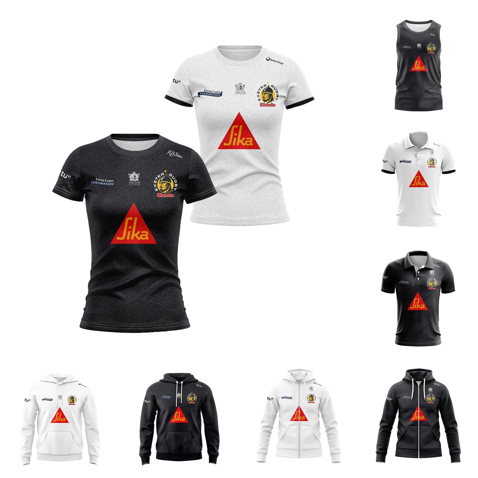 

2025/26 Exeter Chiefs Мужская реплика дома/в гостях регби спортивные толстовки жилет шорты