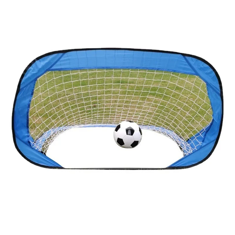 

Foldable automatic pop-up large grid football door, children's sports football door, portable parent-child game football door