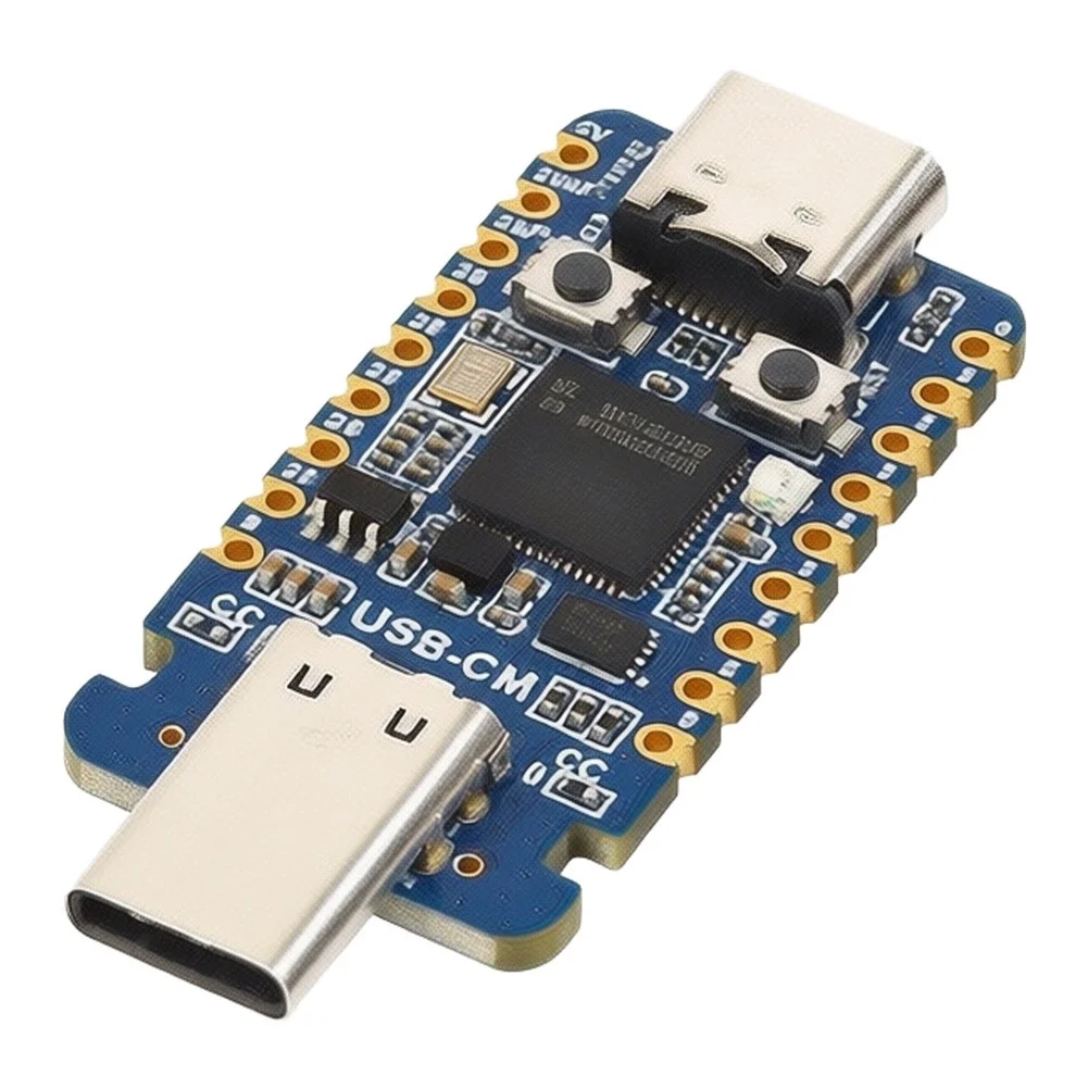 RP2350 USB-C/CM Microcontroller Board Designed for Embedded Development with Dual-Core ARM M33 and RISC-V Hazard3 Integration