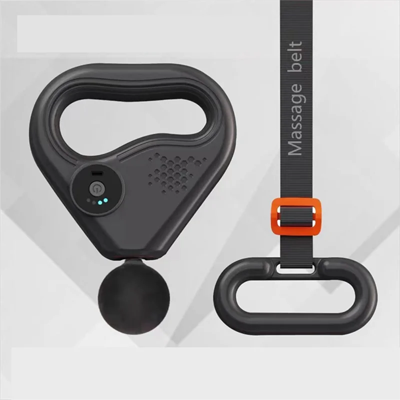 ABGU Cinturón de masaje multifuncional Mini relajación muscular cuello masajeador de columna vertebral generador de tendones equipo deportivo de fitness negro