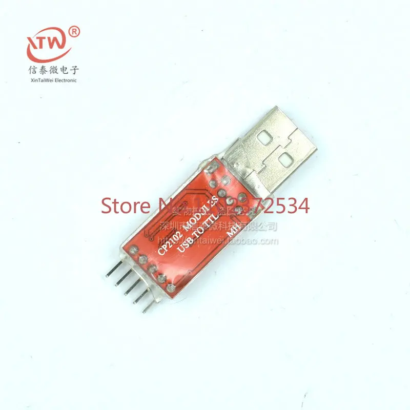 10 pieces CP2102 module USB TO TTL USB to serial port module UART STC downloader sends 5 DuPont cables