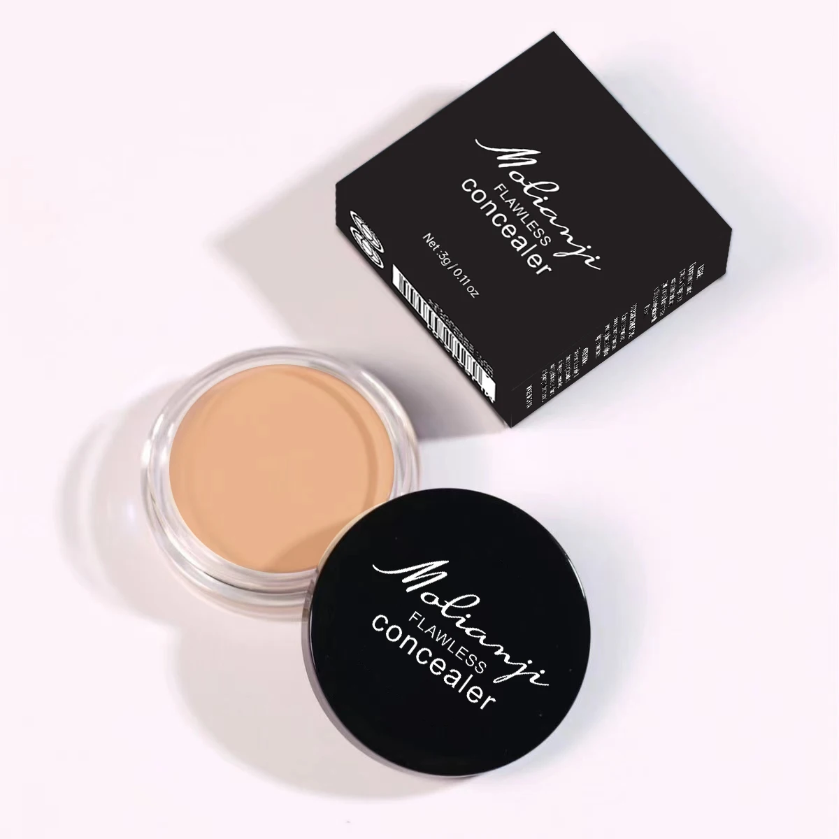 Corrector, corrector de cobertura total, efecto de maquillaje mate natural, base líquida resistente al agua y de larga duración, adecuado para Cov