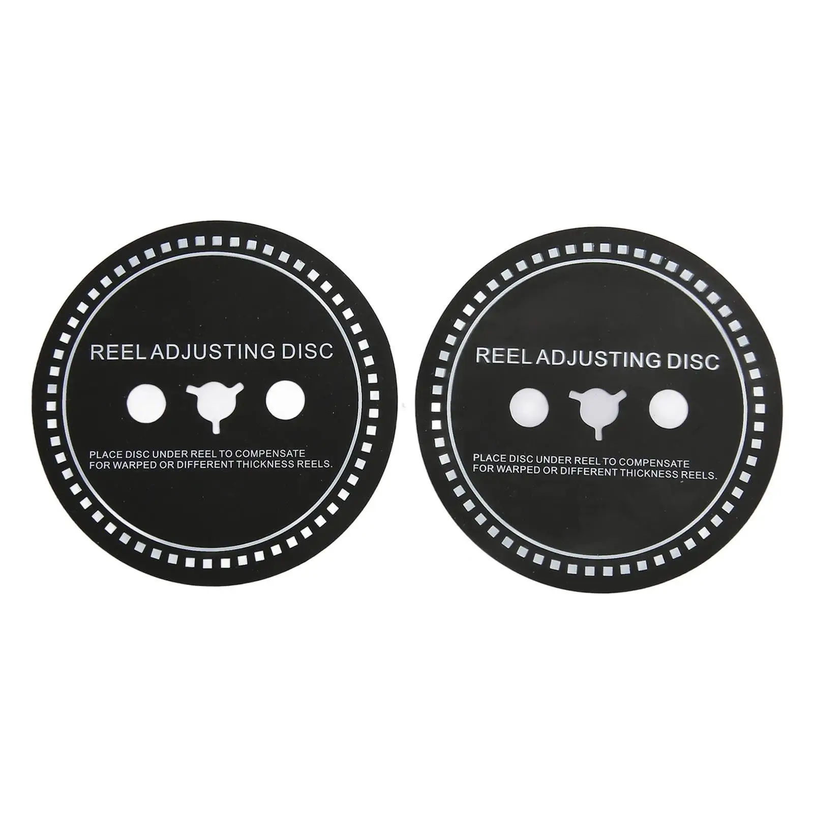 2PCS Black Silicone for reel Adjusting Disc Spacer for Nab HUB Adapter in Tape Recorder