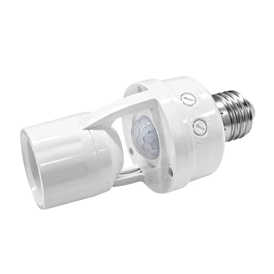 E27 LED Bulb Motion Sensor Switch Lamp Holder PIR Smart Light Switch Human Body Infrared Lamp Socket Motion Detector Lamp Base