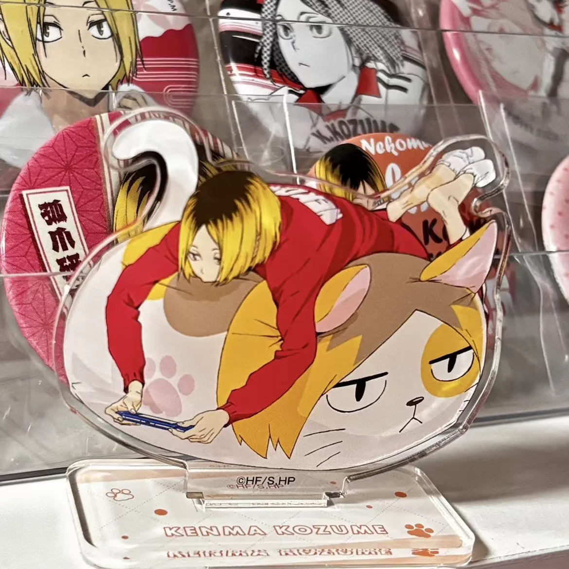 

Anime Haikyuu!! Kozume Kenma Cosplay Acrylic Cat Tabletop Decoration Standing Sign Ambitus Gift