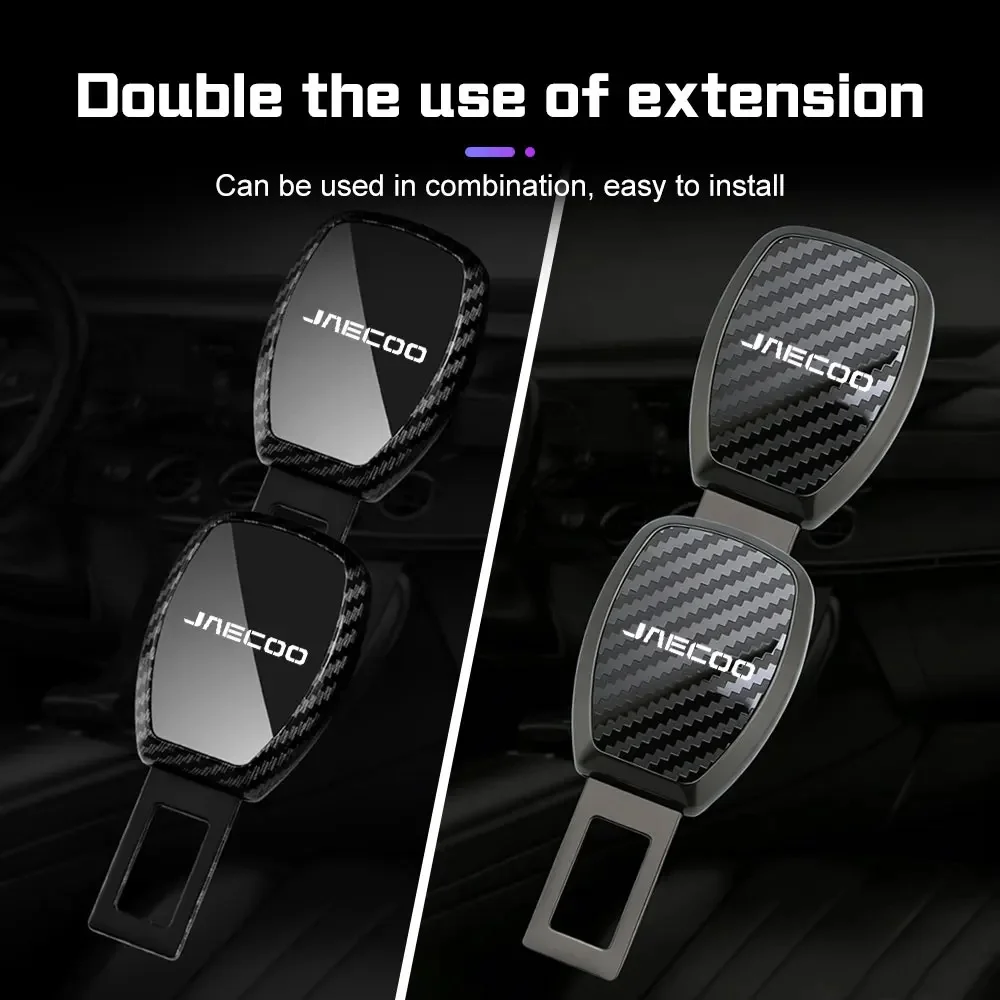 Car Safety Seatbelt Extender Metal Buckle Clip for Chery Tiggo 7 Pro 8 Pro Omoda C5 Jaecoo J7 J8 Auto Interior Accessory
