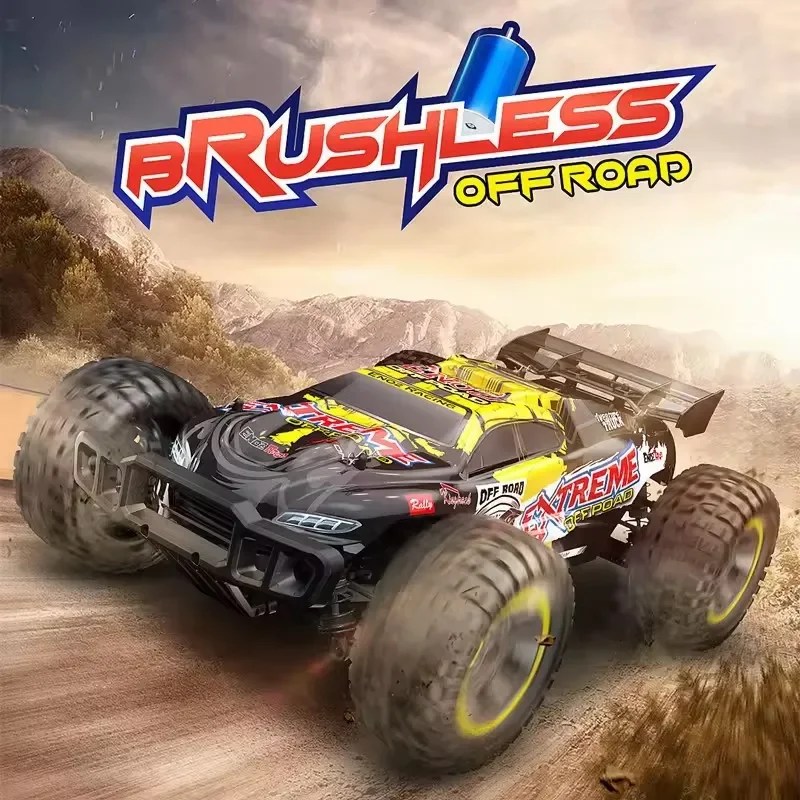 

202E 4WD 1:10 60 км/ч Бесщеточный радиоуправляемый автомобиль 4x4 Off Road с дистанционным управлением Drift Monster Truck Автомобиль Игрушки для взрослых Дети Рождественский подарок