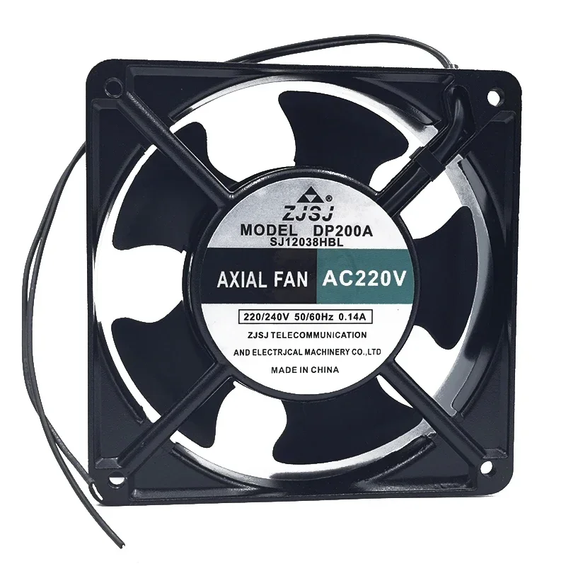 120*120*38MM ZJSJ DP200A SJ12038HBL 220V 0.14A 12CM Cabinet silent axial flow fan 12038