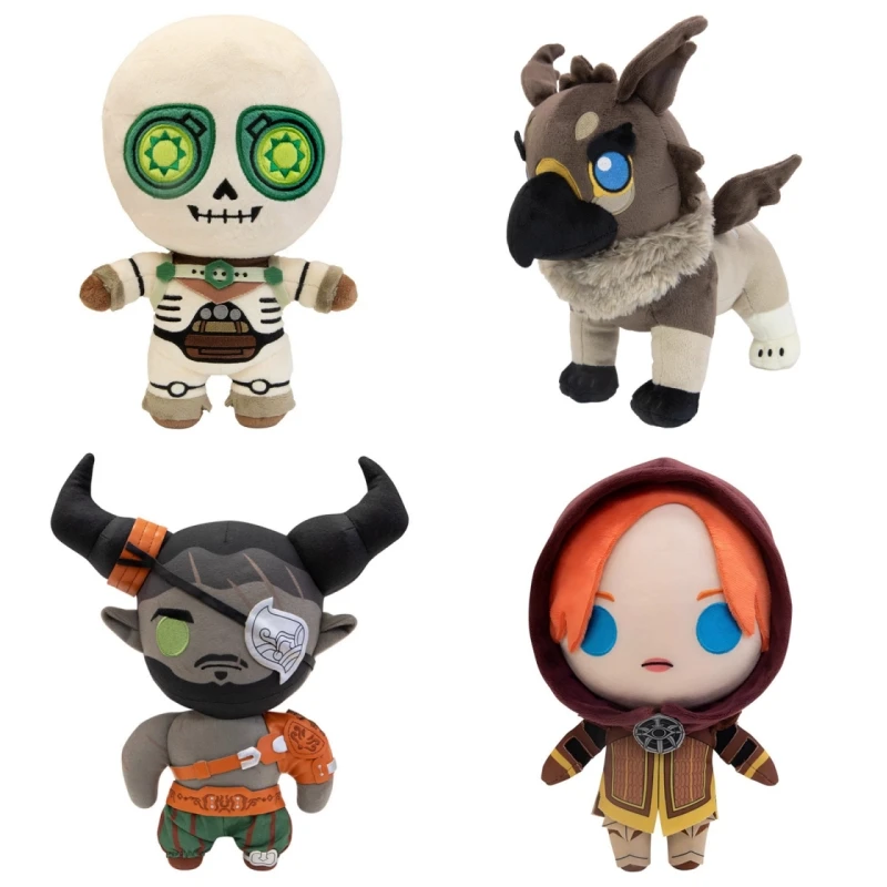 

Dragon Age Manfred Assan Lron Bull Leliana Anime Character Animation Game Plush Toys Figurines Doll Decorate Fan Collection Gift