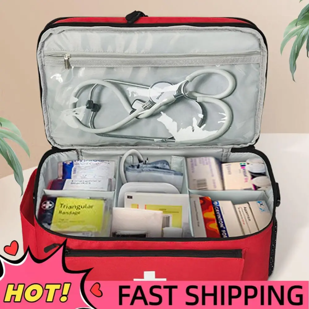 

Дорожная аптечка с запираемыми молниями, органайзер для бутылок с таблетками, пустой дорожный футляр для лекарств для дома и путешествий