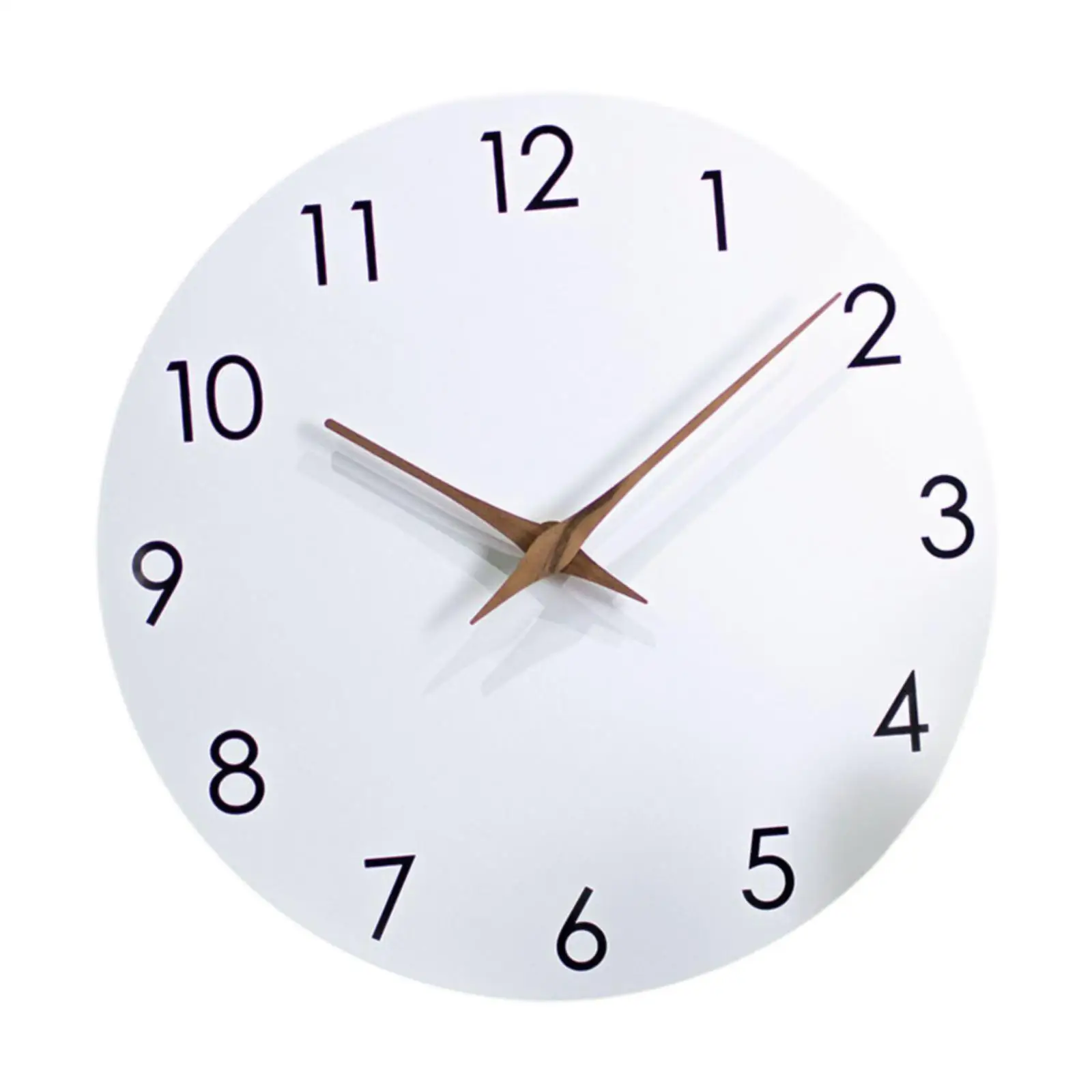 Wall Clock Wall Art Decor Modern Silent Easily Hanging 10'' Decorative Wall Clock for Office Living Room Bathroom