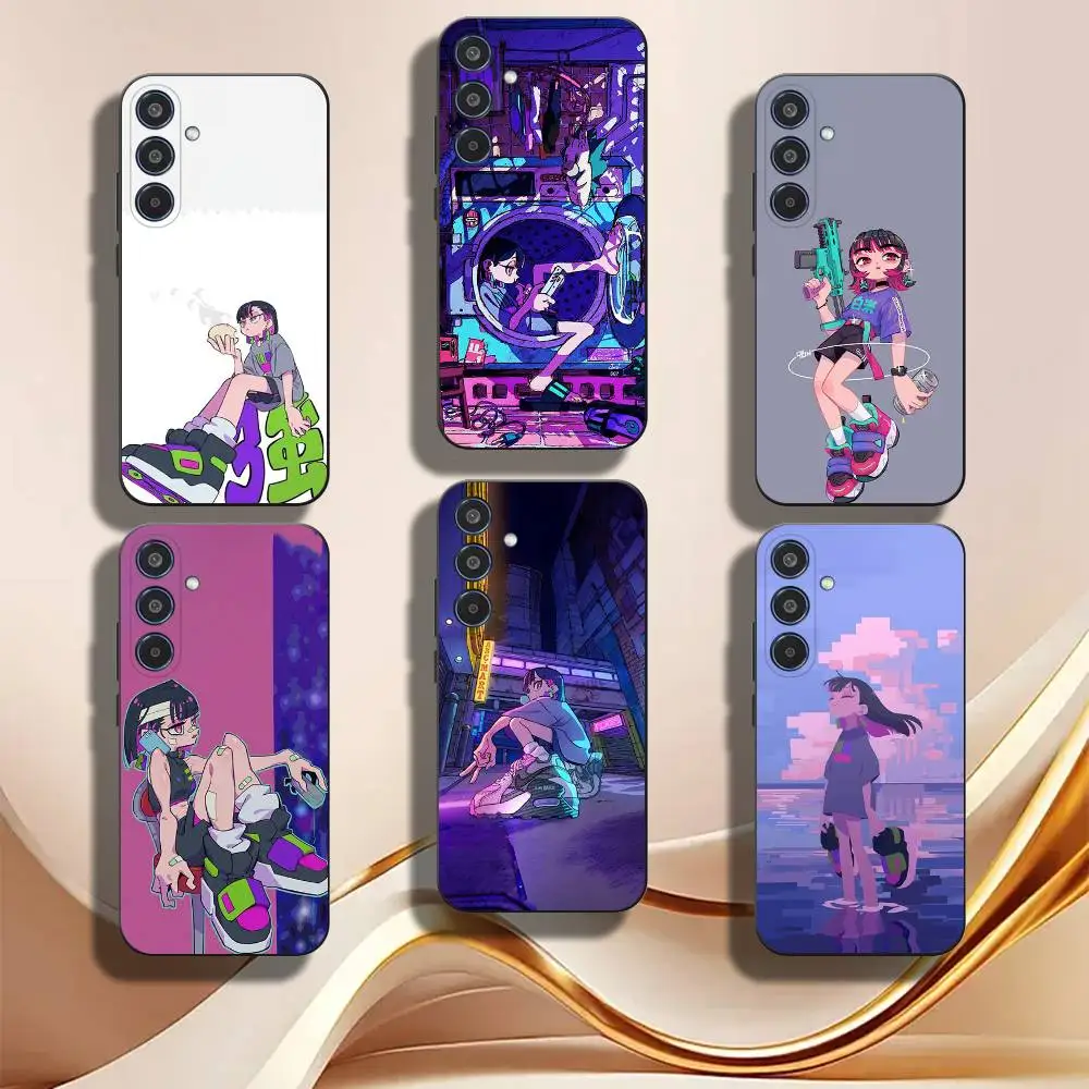 C-Cartoon Zutomayo Phone Case For Samsung Galaxy A12 13 Note 10Pro 20Ultra A20 21 30 31 40 41 A71 72,Matte Soft Back Cover