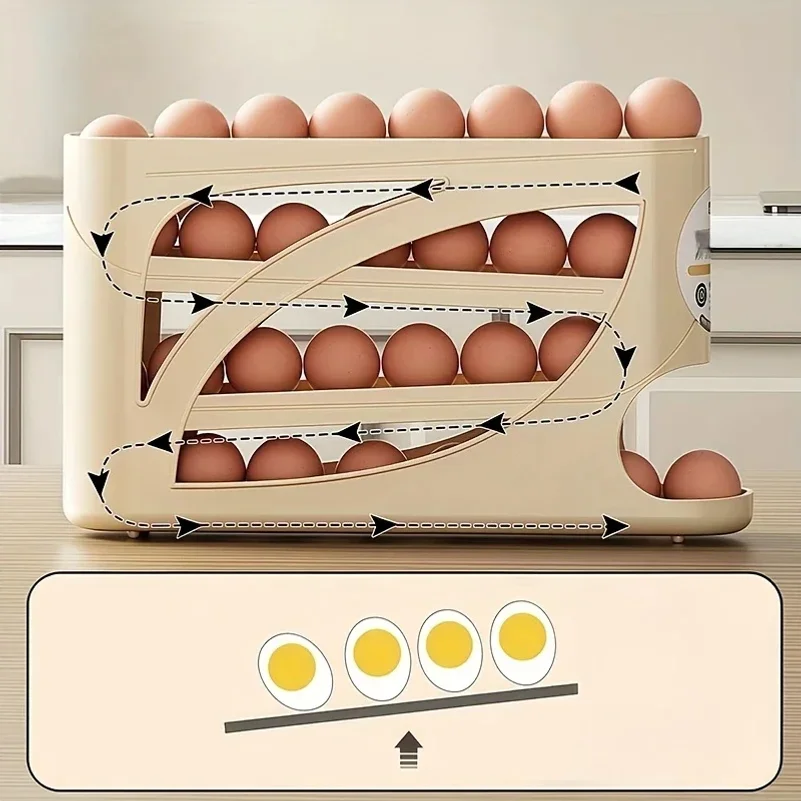 3-Tier Rolling Egg Storage Con - Food Storage Quart review and price