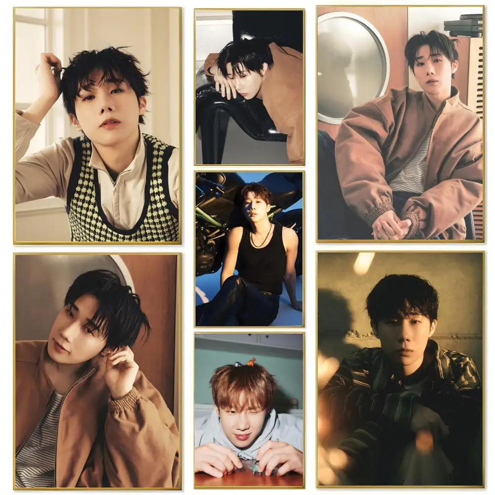 Singer  K-Kim S-Sung K-Kyu Poster Wall art print art suitable for living room bedroom bar parlor home decor gift