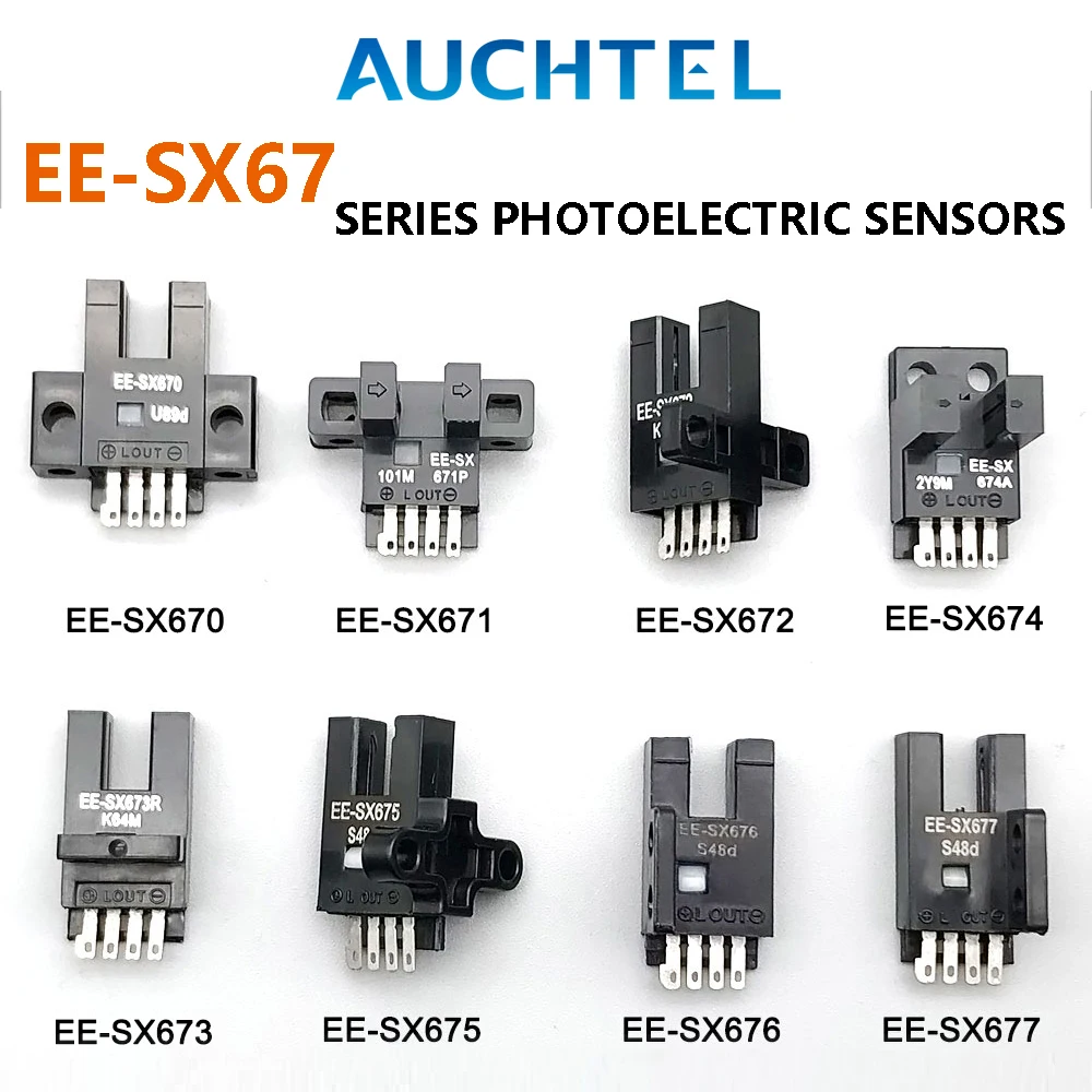 5mm Micro Grooved Switch Photoelectirc Sensor With Connector Type EE-SX670-671-672-673-674-675-676-677 Proximity NPN PNP