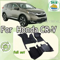 Carpets Car Floor Mats For Honda CR-V CRV RW 5th Gen 2022 2021 2020 2019 2018 2017 Auto Accessories Custom Covers Foot Rugs