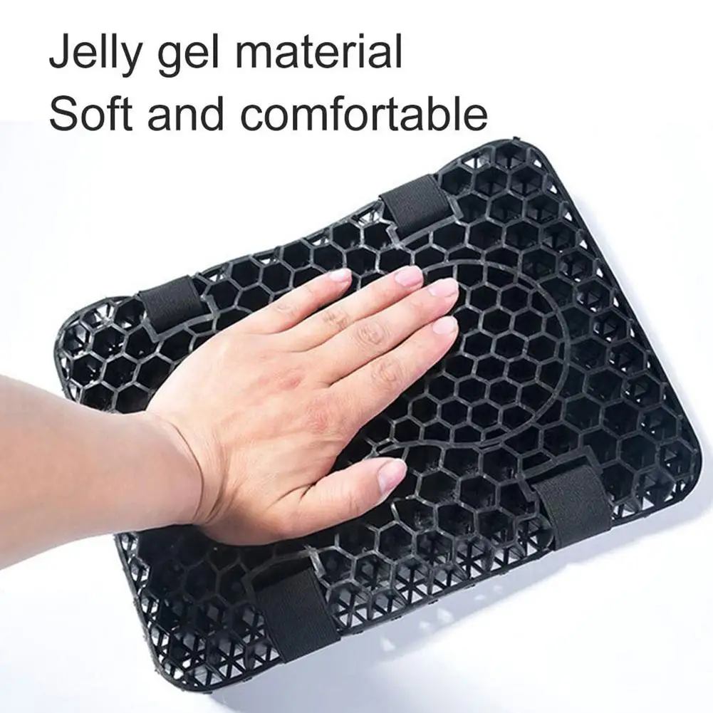 

Pressure Relief Anti Slip Universal Comfortable Seat Cover Motorcycle Seat Cushion Gel Honeycomb Universal Seat Cushions