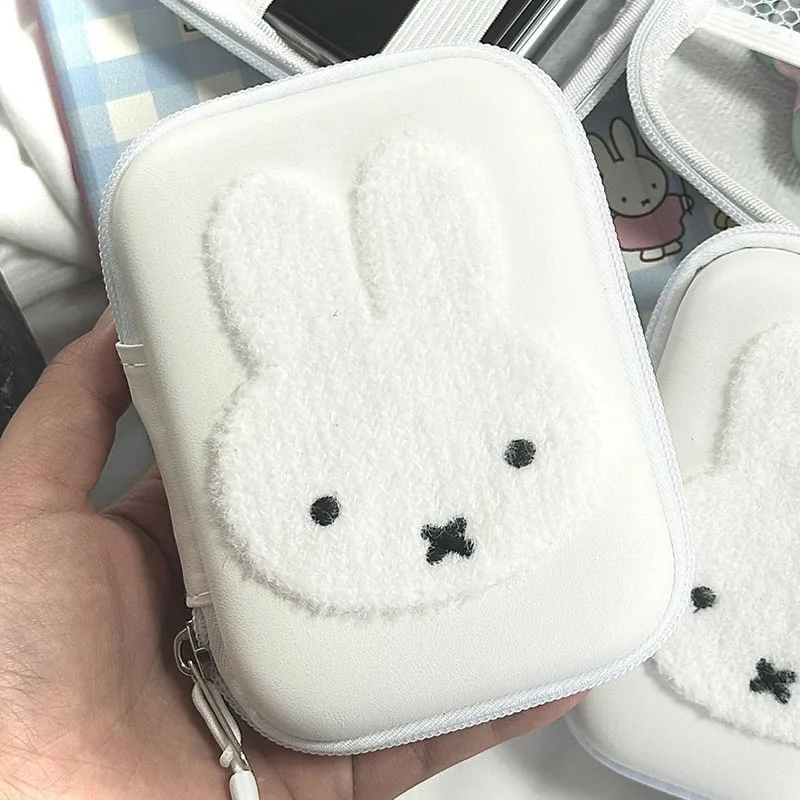 Cute Miffy Camera Storage Bag Shockproof Hard Shell Portable Zipper  Protector Pouch Travel Outdoor Carry Bag Kawaii Gifts view 5