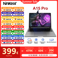 Ninkear A15 Pro Laptop AMD Ryzen 5 7430U 16 inch 120Hz 2560*1600 Display Screen 16GB 1TB Fingerprint Unlock Notebook Computer