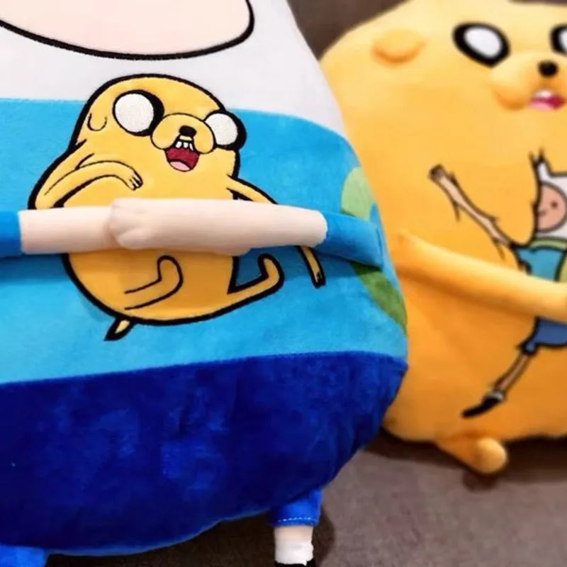 Imagem -03 - Anime Tempo Aventurando com Finn e Jake Boneca de Pelúcia Travesseiro Bonito dos Desenhos Animados Brinquedos de Algodão Macio Presente de Aniversário para Crianças